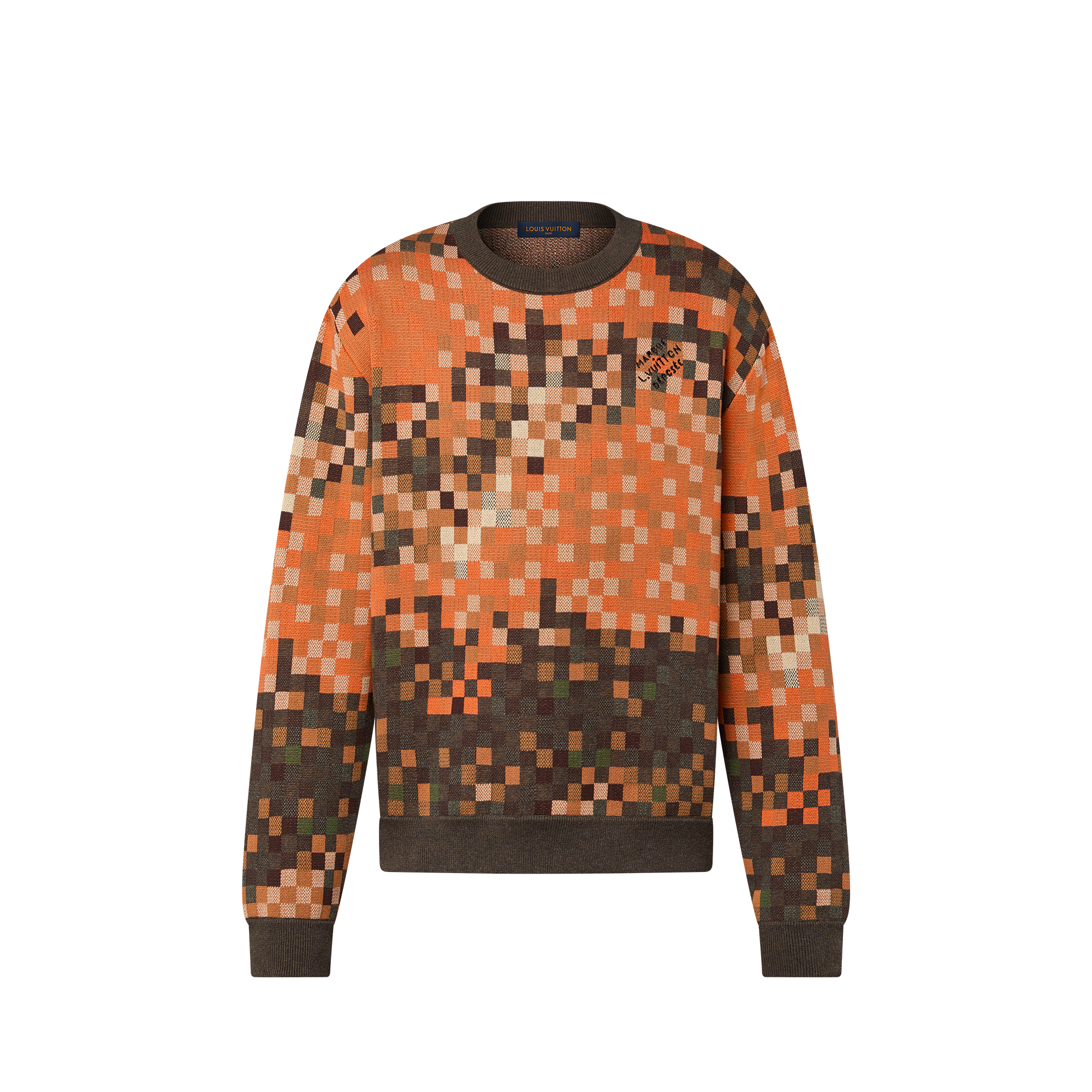 Jacquard Cotton Pullover  in Men's Ready-to-Wear Knitwear and Sweatshirts collections by Louis Vuitton (Product zoom)